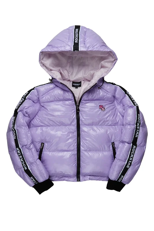 Jackey Lavender Puffer Jacket