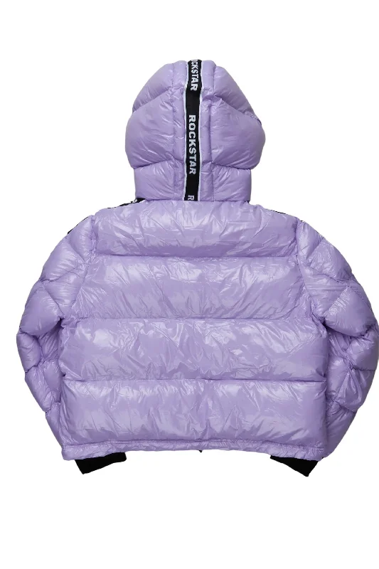 Jackey Lavender Puffer Jacket