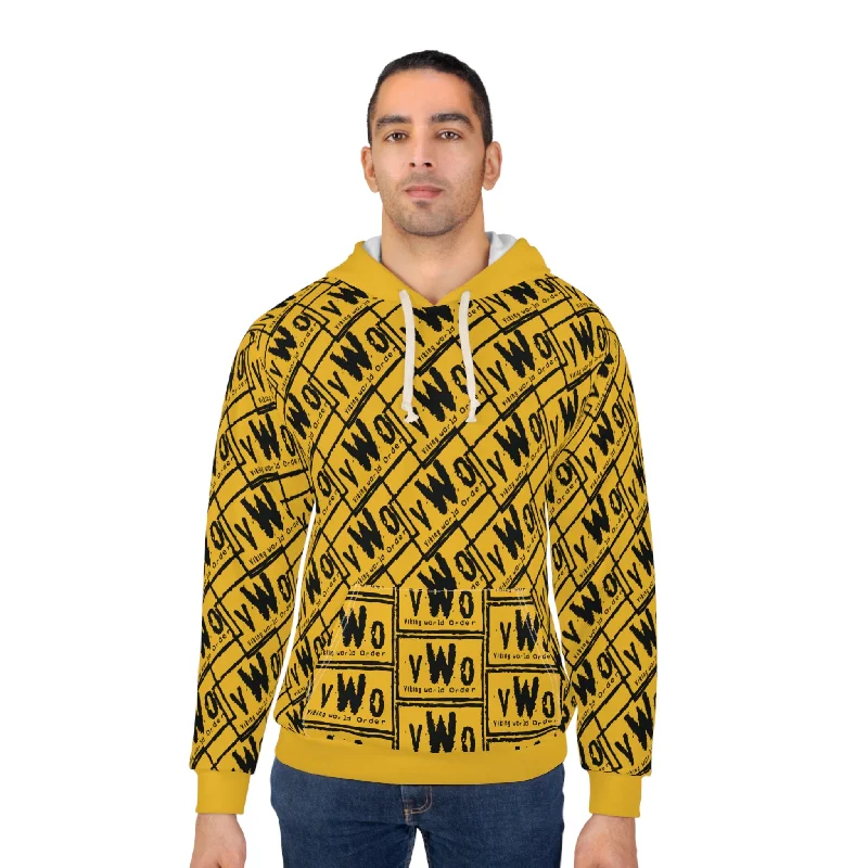 Unisex Pullover Hoodie - Gold/Black - VWO (Framed)