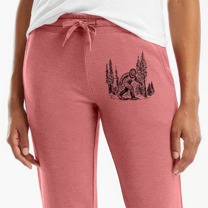 Bigfoot in the Woods - Women's Cali Wave Jogger Sweatpants